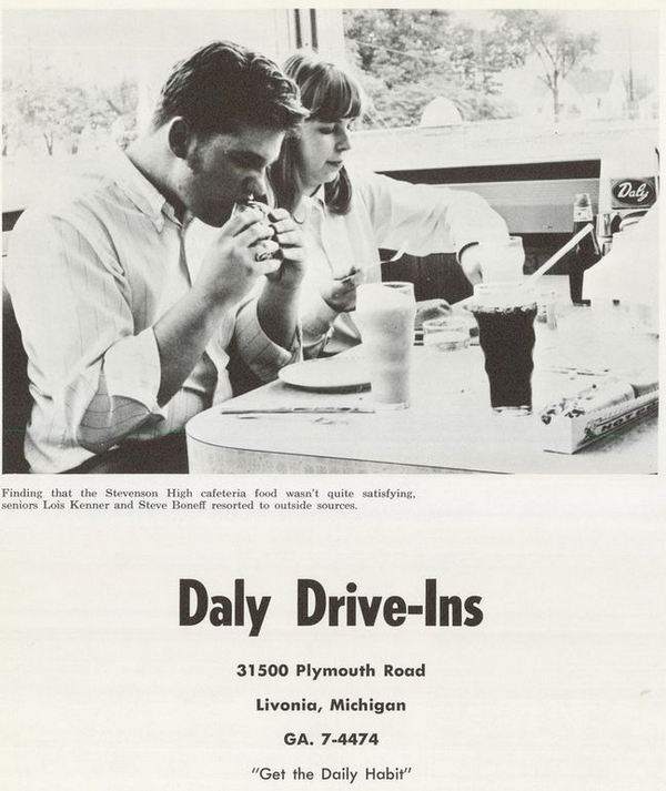 Daly Drive-In - Livonia 1969 (newer photo)